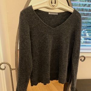 InCashmere 100% Cashmere sweater with flattering wide v-neck